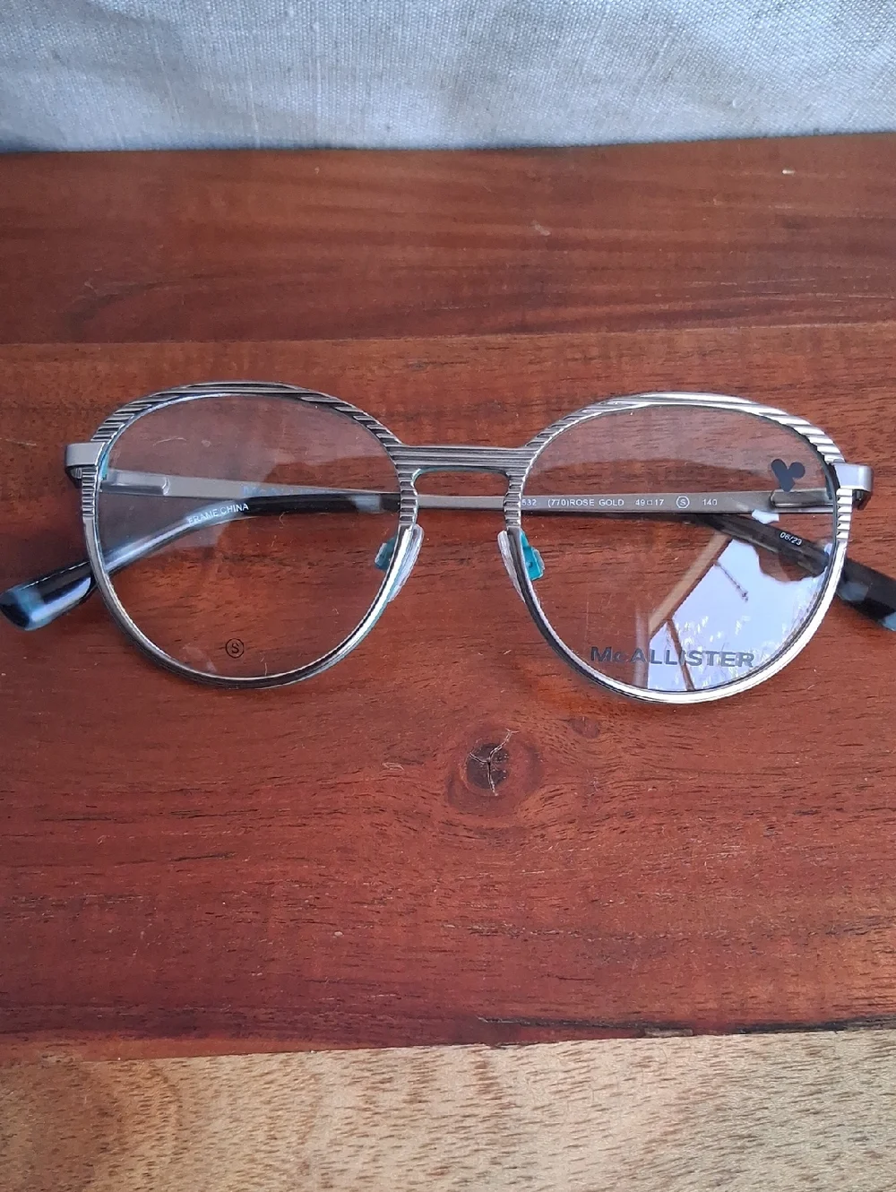 McALLISTER MC4532 Rose Gold With Clear Lens Lenses